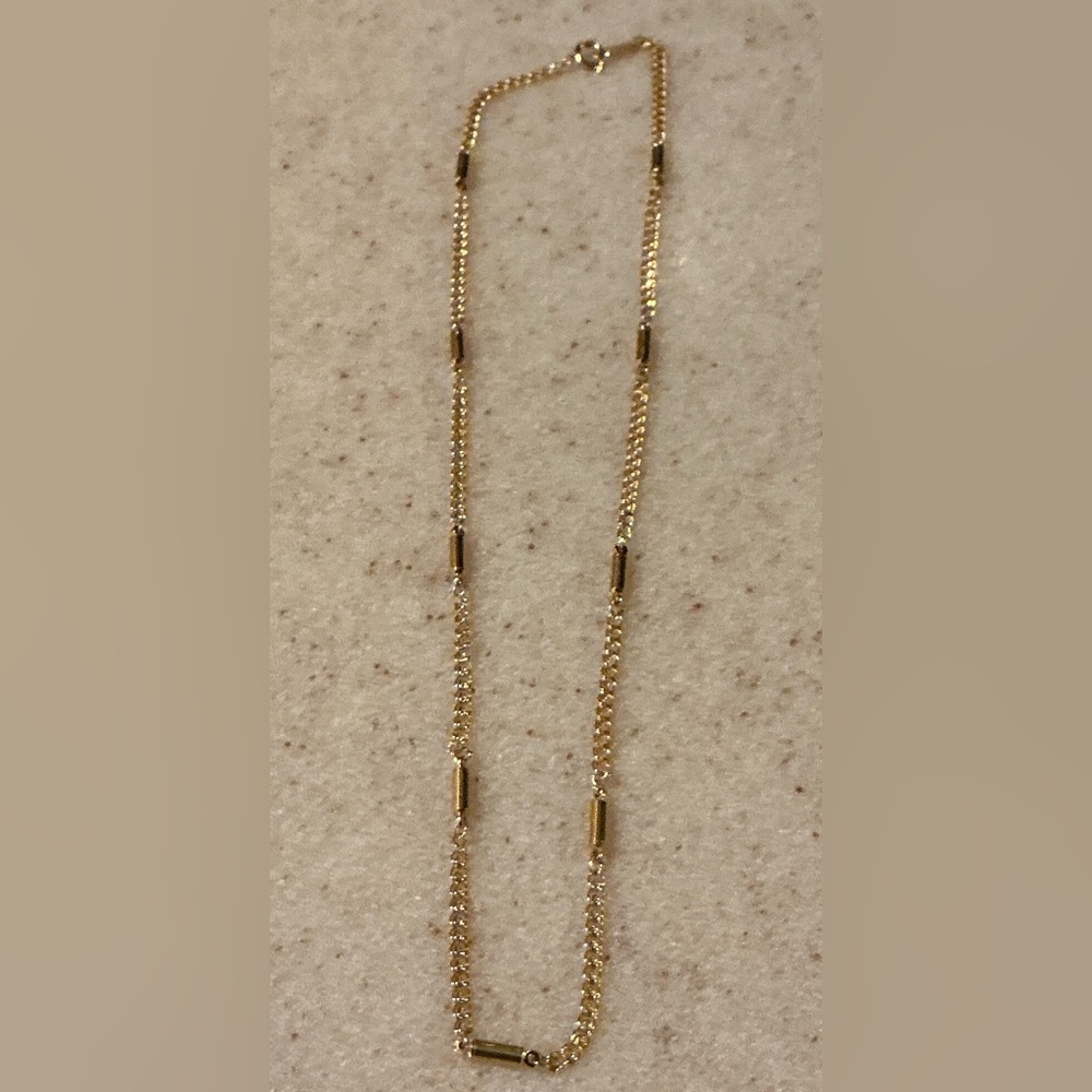 BCG Gold Beaded Necklace Minimalist Design